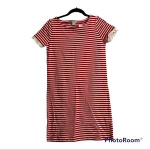 J.CREW dress for women size xs.  with an application on the arms of silk.